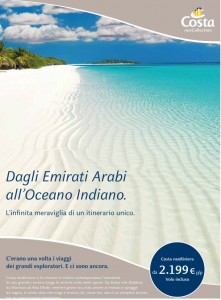 Dagli Emirati Arabi all'oceano indiano in crocera