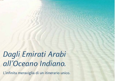 Dagli Emirati Arabi all’oceano indiano in crocera